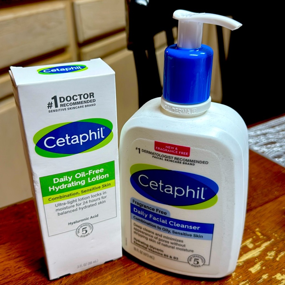 Bundle Deal Combo Cetaphil Facial Cleanser & Lotion